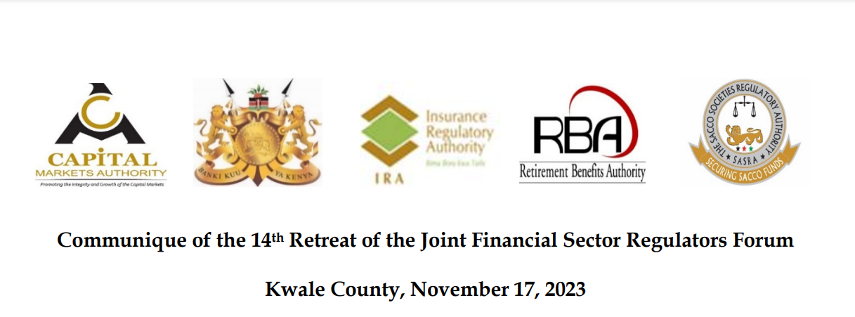 Communique of the 14th Retreat of the Joint Financial Sector Regulators Forum